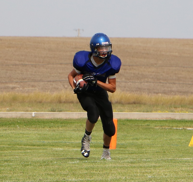 Dylan with the ball